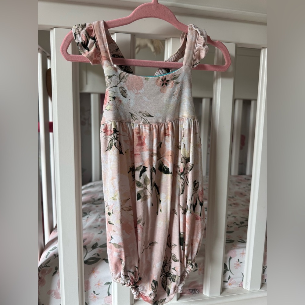 Posh Peanut Pink Floral bodysuit